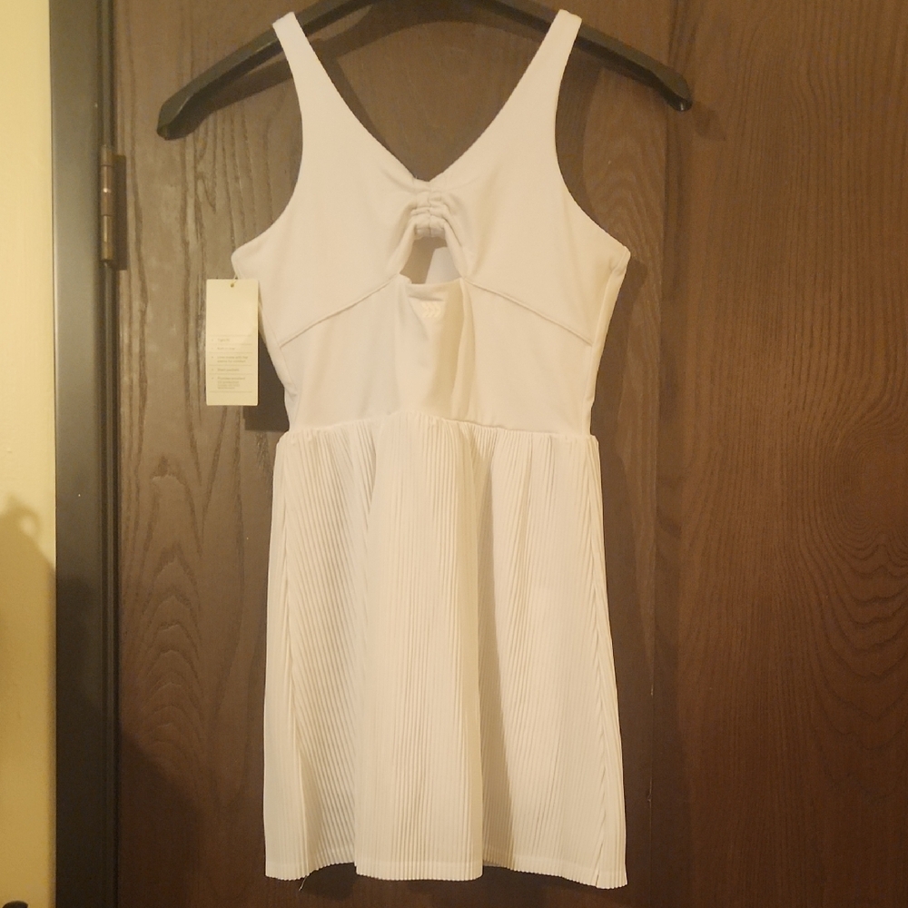 All in Motion Classic White Mini Dress - Picture 6 of 6
